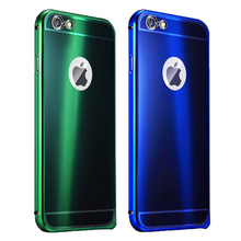 High Quality Colorful Ultra Thin Metal Case Bumper with PC back cover to Protect your Phone Protection for iPhone 6 6S Plus