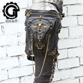 leather women bag carteras mujer bag Steam punk thigh Motor leg Outlaw Pack Thigh Holster Protected