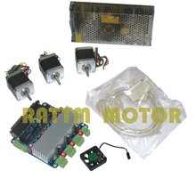3 axis CNC controller kit 3 NEMA17 78 oz-in stepper motor + 3 axis CNC driver board