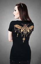 European and American creative personality Fashion Summer New Women Short Sleeve T Shirt butterfly 3D printing