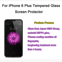 Premium Ultra Thin Clear Explosion-proof Tempered Glass Screen Protector For iPhone6 Plus 5.5 Protective Guard Film for iP6 FLM