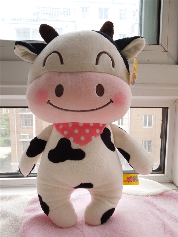 christmas cow plush