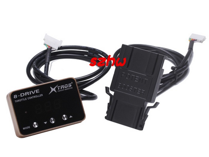 Potent Booster 6th 8-Drive Electronic Throttle Controller, AK-999 for BENZ B C E CLK GLK VITO SMART Fortwo Forfour VW CRAFTER