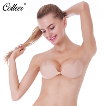 COLLEER Sexy BH Super Push Up Bra Silicone Lace Bralette Plus Size Bra Invisible Backless Strapless Bras For Women Underwear
