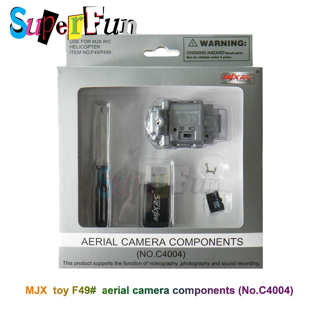 Wholesale MJX RC font b helicopter b font Item F649 F49 HD Aerial camera components No