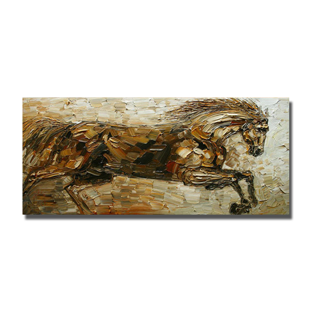Online kopen wholesale framed horse wall art uit china framed ... Woonkamer deco