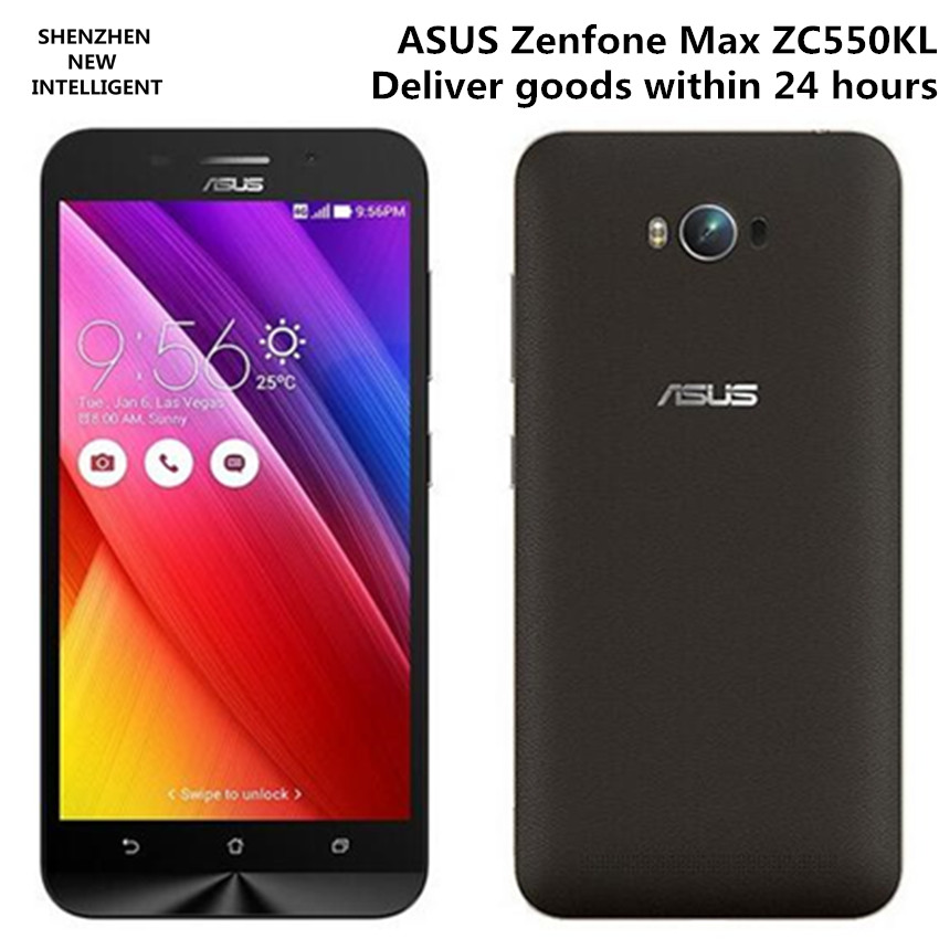 Zenfone Max ZC550KL Mobile Cell Phone 4G LTE Snapdragon 410 MSM8916 Quad core 5 5inch IPS
