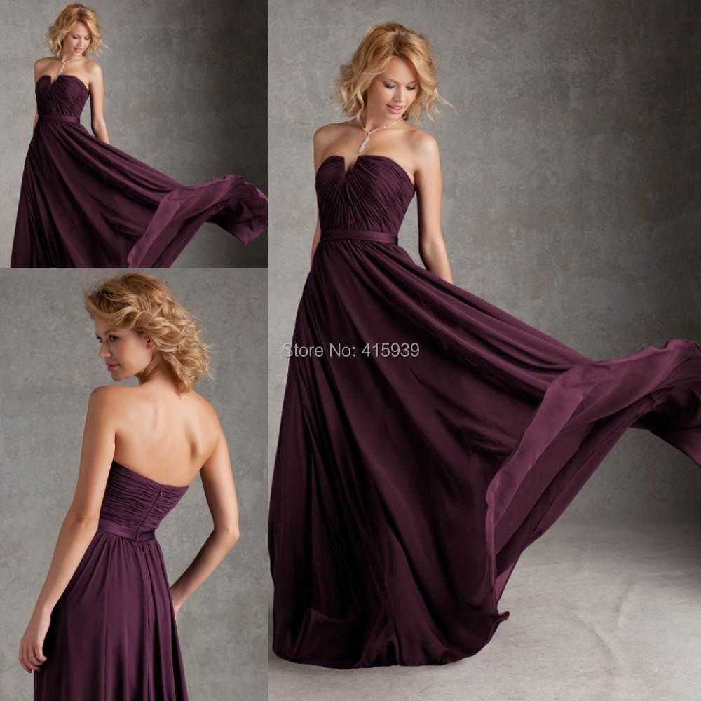 Eggplant Colour Bridesmaid Dresses Kukosas Com