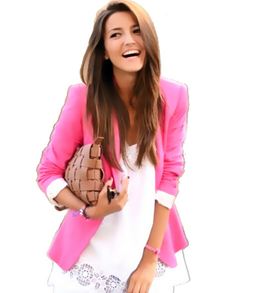 NEW blazer women suit blazer foldable brand jacket made of cotton spandex with lining Vogue refresh