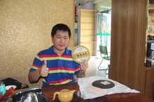 The real in 2006 Meng library RongShi Old old tea “Pu-erh tea ripe tea” Tea in yunnan