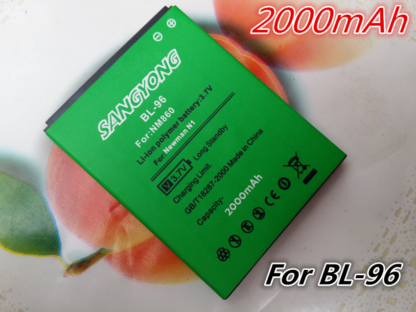  2000 mah - batteryaccumulator bl-96  newman n1 nm860 nm850  fast +  