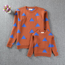 2016 Family Matching Clothing & outfits Sweater Girls Boys For Mother Daughter Family Matching baby kids children clothes ins