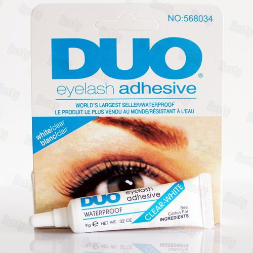Duo False Eyelashes Glue for makeup wholesale white transparent eyelash