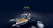 Parrot Mini Drone Hydrofoil Water Sky Dual Robot New Z Seaplane RC Boat