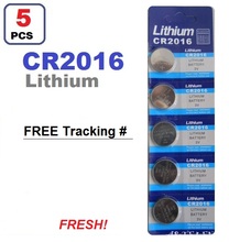 5 pcs card CR2016 DL2016 BR2016 CR-2016 LM2016 3v lithium battery LED watch Battery Cell Button Toys Scale