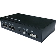 Из светодиодов DVI / HDMI контроллер, видео контроллер, 4 сетевых портов привода 400000 пикселей, совместимость с madrix, полноцветный программируемый