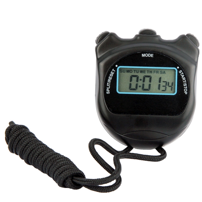 Multifunctional Timer PS50 Stopwatch Professional Chronograph Handheld Digital LCD Sports Counter Timer with Strap