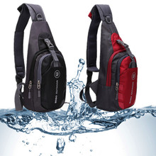 2015 Fashion Men Women Chest Bags Nylon Diagonal Package Messenger Shoulder Waterproof Sport Casual Running Outdoor