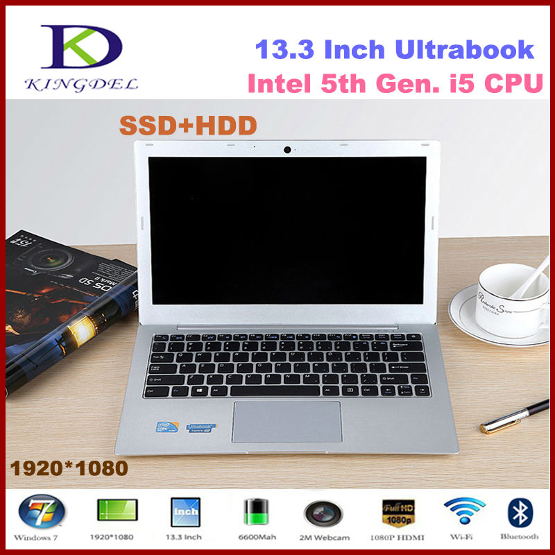 Core i5 Ultrabook Laptop Computer Notebook with 8GB RAM 128GB SSD 1TB HDD Wifi HDMI Bluetooth