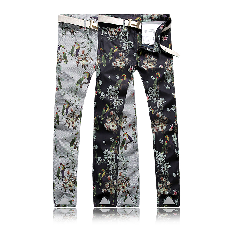 mens floral pants zara