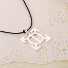 2015 Hot New Triangle Geometric Shape Silver Band Logo Thirty 30 Seconds to Mars Necklace Pendants