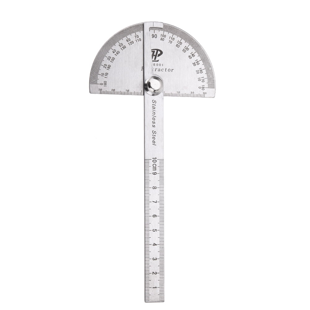 Multi-fonction angle de 180 ° modèle rapporteur règle Instruments de Mesure Outil