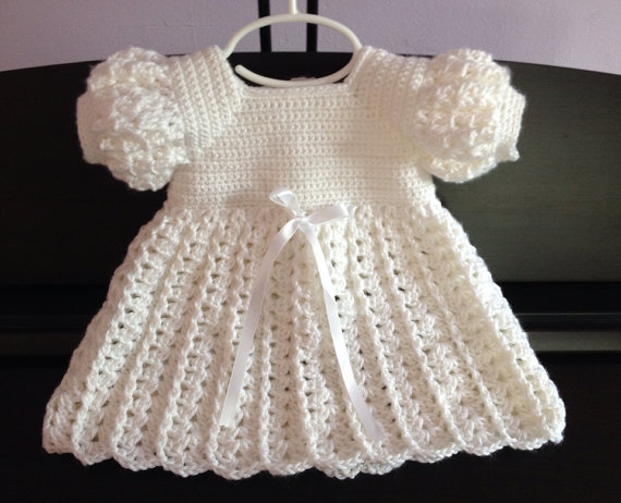 Vestido crochet bebé - Imagui