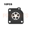 10PCS ZAMA GND 33 CARBURETOR DIAPHRAGM SINGLE ONE