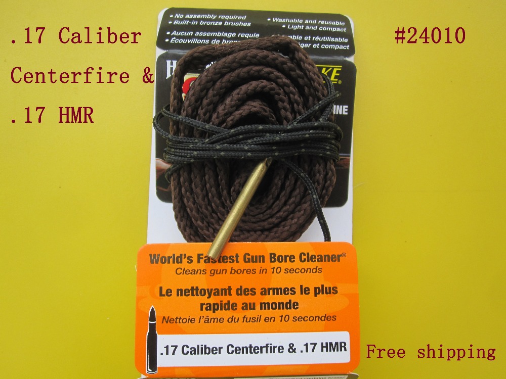 Free shipping Cleaning 24010 17 cal Centerfire 17 HMR Rifle Snake Guns Sling Cleaner Tactical Hunting