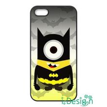 Fit for iphone 4 4s 5 5s 5c se 6 6s plus ipod touch 4/5/6 back skins cellphone case cover Batman And Minion Despicable Me