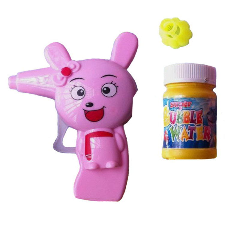 New Children Summer Toys Hand Rotating Cute Rabbit Bubble Gun Soap Bubble Water Set ... - New-Children-Summer-Toys-Hand-Rotating-Cute-Rabbit-Bubble-Gun-Soap-Bubble-Water-Set