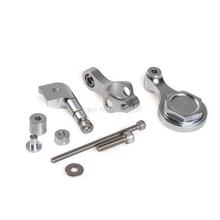 New CNC Silver Steering Damper Mounting Kit For Yamaha YZF-R6 2006-2015 R1 2009-2012 Factory Price Supplies