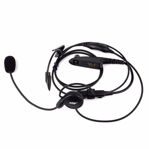 New Neckband Earpiece Headset with Boom Mic PTT (2)