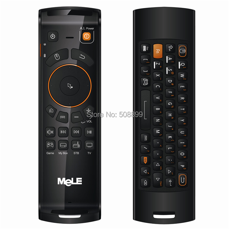 MeLE F10 Deluxe Wireless Keyboard Fly Air Mouse 2.4GHz F10 Upgraded Version for Mini PC TV Box Remote Control