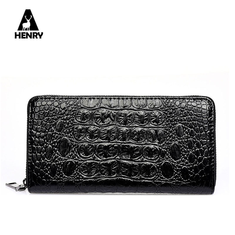 2016 Purse New Arrival High Quality Alligator font b Tartan b font Design Leather Wallet Men
