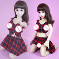2016 NEW 100cm janpanse real doll cute girl silicone mini sex love doll oral vagina pussy