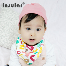 100% Cotton Newborn Baby Bibs Waterproof Bib Burp Cloth For Girls And Boys Double Side Baby Scarf