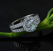 Fashion Zirconia Stone Silver Rings for Women Engagement Girls Valentine s Gift Fine Beautiful Star Charm