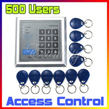 Security RFID Proximity Entry Door Lock Access Control System 500 User +10 Keys
