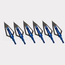 Bows and arrows hunting 2 fixed blade carbon arrow broadheads 100 grain for archery recurve bow