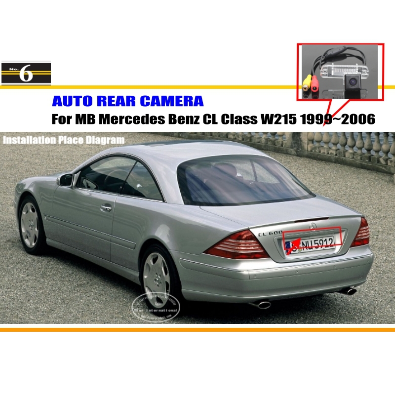 Car Parking Camera / Reverse Camera For MB Mercedes Benz CL Class W215 1999~2006 / RearView Camera / License Plate Light OEM Car Parking Camera / Reverse Camera For MB Mercedes Benz CL Class W215 1999~2006 / RearView Camera / License Plate Light OEM