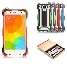 Outdoor Sports Xiaomi Mi4 M4 Metal Aluminum Cellphone Cover Case Drop proof Mobile Phone Bag with