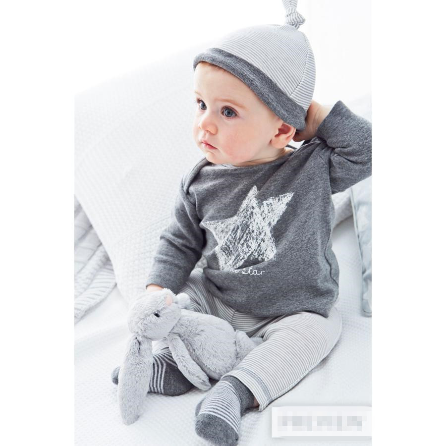 2016 new style baby clothing sets baby boys cotton 3 pcs set hat+t shirt+pants girl clothes 