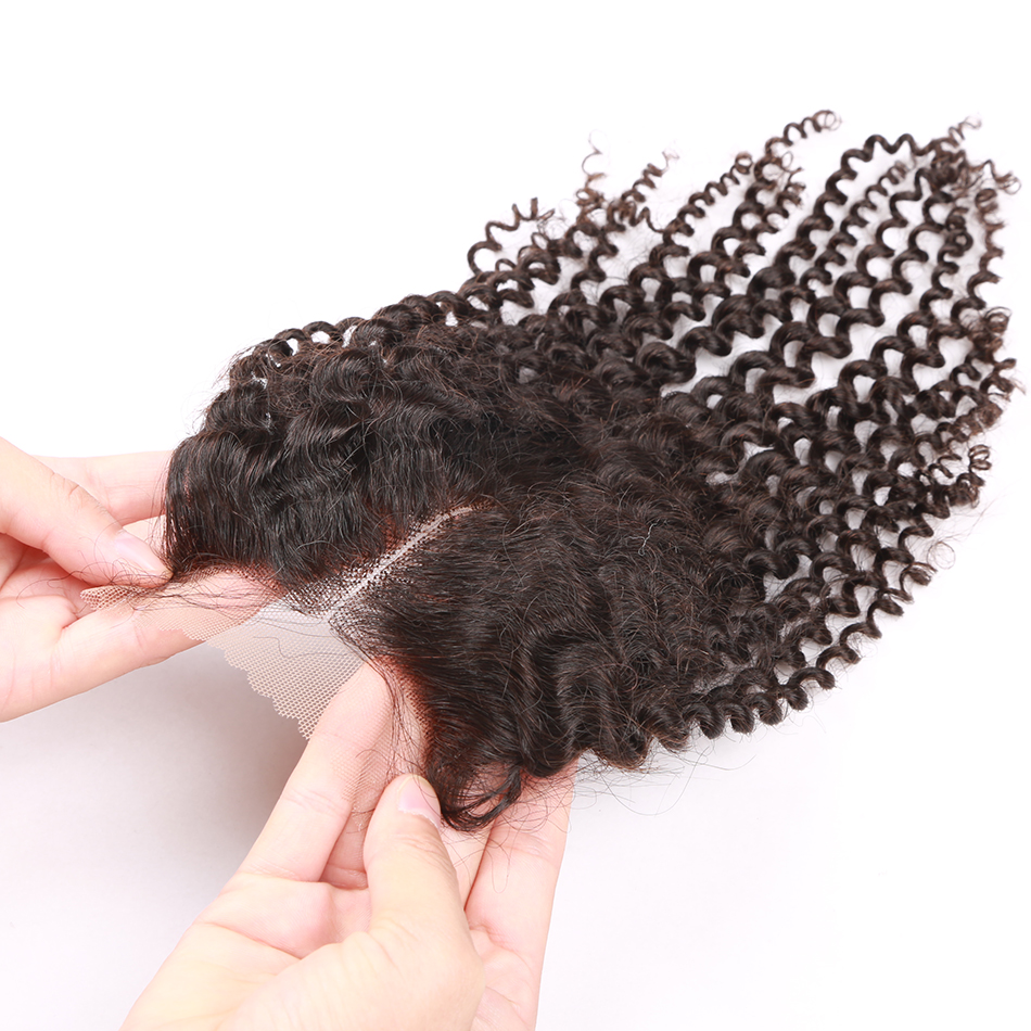7A Virgin Malaysian Kinky Curly Closure,Middle/Free/There Part Malaysian Curly Hair Closure Piece,Cheap Malaysian Curly Closure