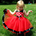 New fashion Girls Princess Retail Hot Sale Christmas girls dresses for party and wedding Dot print