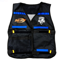 Nerf Tactical Vest Jacket Waistcoat Magazine Ammo Holder for N-Strike Elite Foam Bullet Toy Guns Clip Nerf Darts Kit Set #Gun006