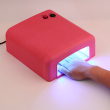 New220V 36W EU Plug Pink Gel UV Curing Professional Ultraviolet Lamp Light nail Dryer Nail Art Hot New Arrival