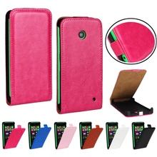 Retro Stylish Style Crazy Horse Leather Flip Case For Nokia Lumia 630 635 636 638 N630