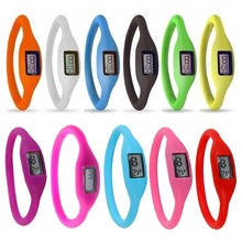 Nuevo estilo de la moda del reloj digital y analógico reloj de silicona reloj de la jalea Casual pulsera reloj del deporte mujer hombre Unisex Relojes