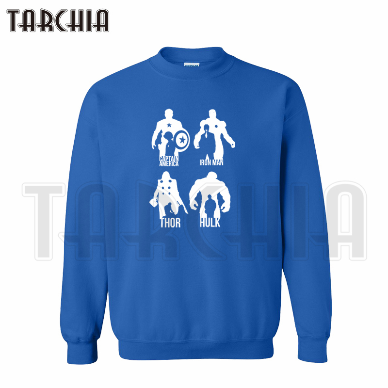 TARCHIA 2016 Free Shipping Super Hero Avangers Iron man Hulk Captain America font b hoodies b